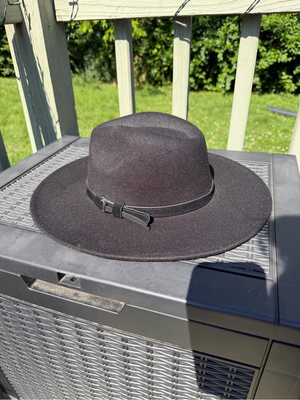 Black Ouija Board Wide-Brim Witch Hat - Picture 8 of 9